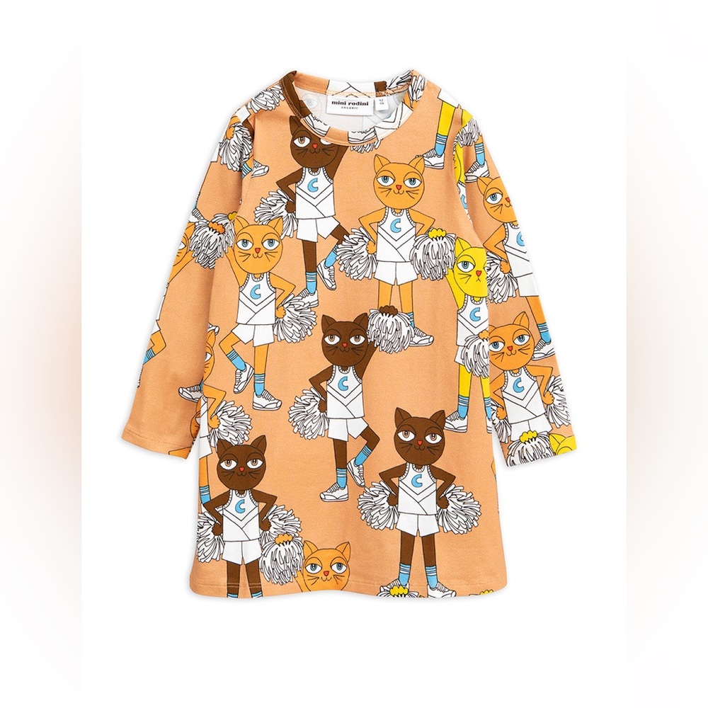 Mini rodini cheercats dress 12-24